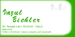 vazul bichler business card